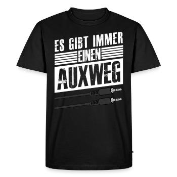 Techniciens du son Geek avec Auxweg Sort - T-shirt Premium bio Homme - noir - Devant - Nico (187cm)
