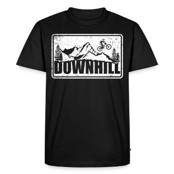 Descente de descente VTT VTT - T-shirt Premium bio Homme - noir - Devant - Nico (187cm)