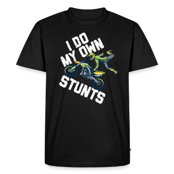 Motocross motocross kids motocross machine - Men's Premium Organic T-Shirt - black - Front - Nico (187cm)