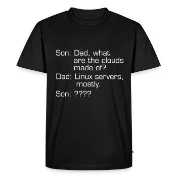 Web Developer Computer Programmer Software Codi - Men's Premium Organic T-Shirt - black - Front - Nico (187cm)