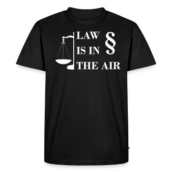 Cool Law Is In The Air Shirt cadeau - T-shirt Premium bio Homme - noir - Devant - Nico (187cm)