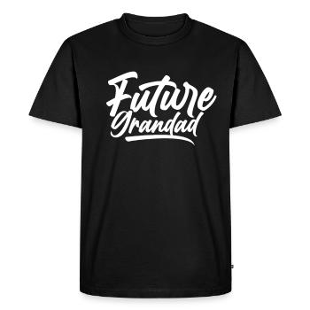 Future grandfather grandchildren grandpa grandpa grandpa - Men's Premium Organic T-Shirt - black - Front - Nico (187cm)