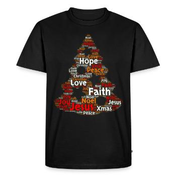 Noël Noël Noël No� - T-shirt Premium bio Homme - noir - Devant - Nico (187cm)