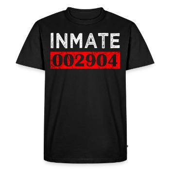 Déguisement de prisonnier drôle de prison de détenu - T-shirt Premium bio Homme - noir - Devant - Nico (187cm)