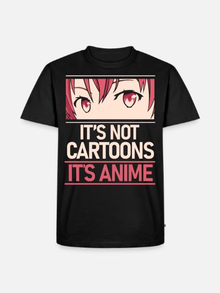 Anime Manga Gift Saying Otaku - Men's Premium Organic T-Shirt - black