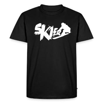 Skieur Ski Vacances Ski Ski Skis - T-shirt Premium bio Homme - noir - Devant - Nico (187cm)
