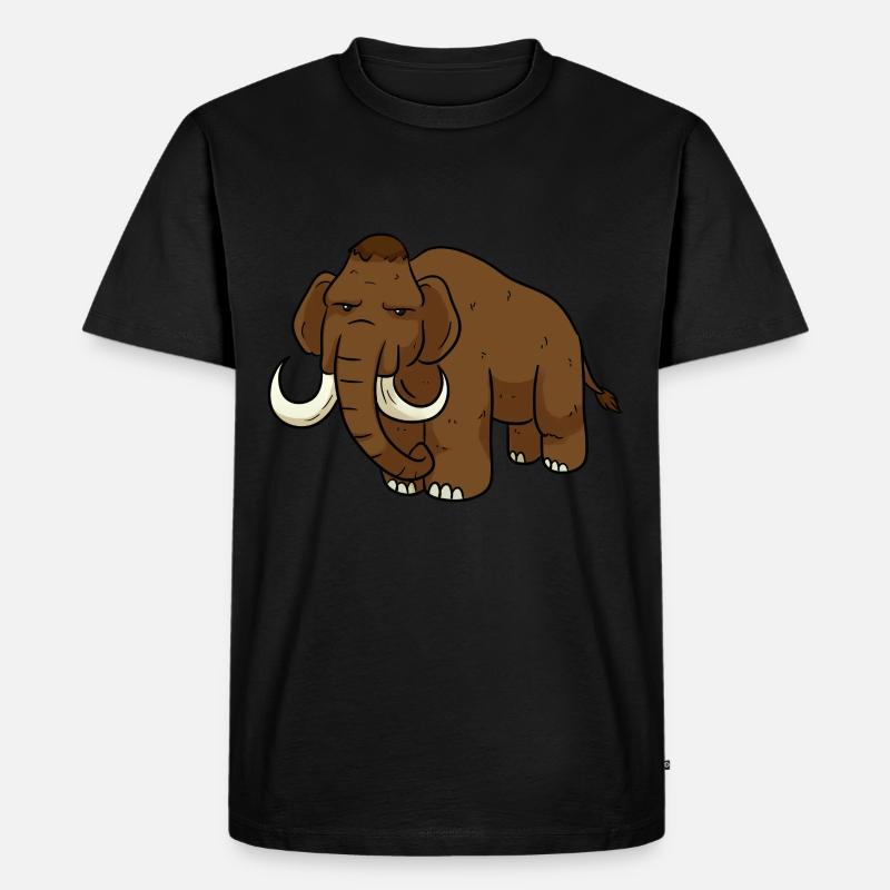 Mammut - Männer Premium Bio T-Shirt - Schwarz