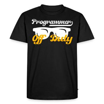 Computer scientist software hardware gift - Men's Premium Organic T-Shirt - black - Front - Nico (187cm)