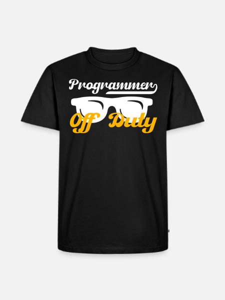 Informatiker Software Hardware Geschenk - Männer Premium Bio T-Shirt - Schwarz