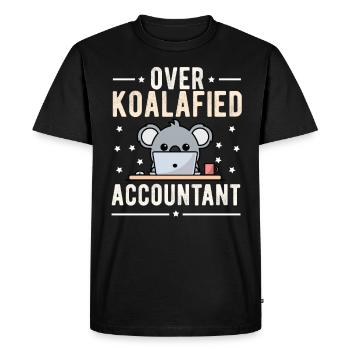 Koala ours koala ours bébé koalas bambou - T-shirt Premium bio Homme - noir - Devant - Nico (187cm)