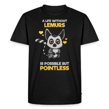 maki - T-shirt Premium bio Homme - noir - Devant - Nico (187cm)