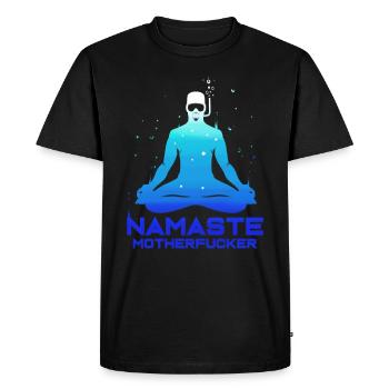 Freediving Freediving Namaste Apnea Diver - Men's Premium Organic T-Shirt - black - Front - Nico (187cm)