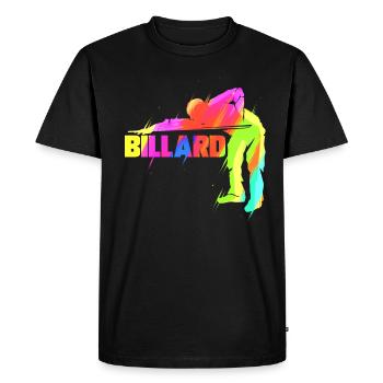 Billard billard snooker cadeau - T-shirt Premium bio Homme - noir - Devant - Nico (187cm)
