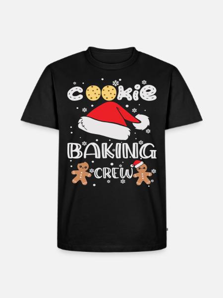 Cookie Baking Crew - Men's Premium Organic T-Shirt - black