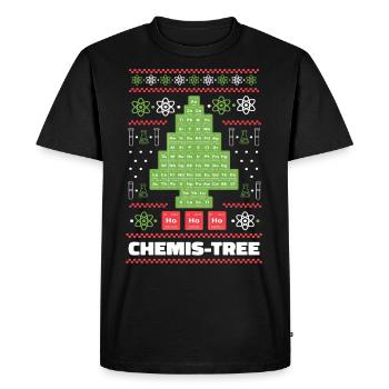 Oh Chemistree - T-shirt Premium bio Homme - noir - Devant - Nico (187cm)