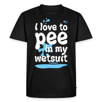 Les plongeurs que j'aime faire dans mon idée de combinaison - T-shirt Premium bio Homme - noir - Devant - Nico (187cm)