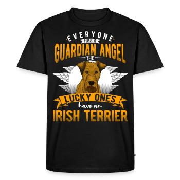 Cadeau de chien terrier irlandais - T-shirt Premium bio Homme - noir - Devant - Nico (187cm)