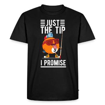 Just the Tip of Billiards - Men's Premium Organic T-Shirt - black - Front - Nico (187cm)