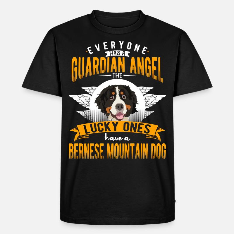 Berner Sennenhund witziges Geschenk - Männer Premium Bio T-Shirt - Schwarz