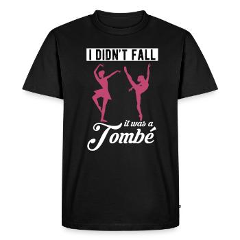 ballet - Men's Premium Organic T-Shirt - black - Front - Nico (187cm)