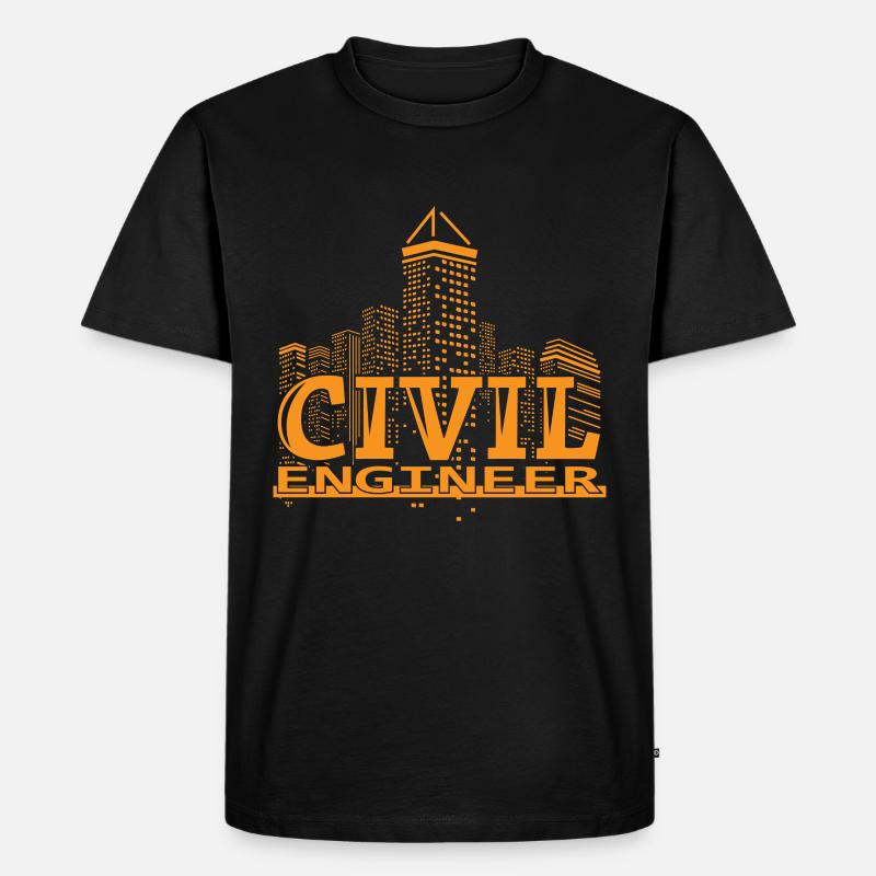 Ingenieur - Engineer - Männer Premium Bio T-Shirt - Schwarz