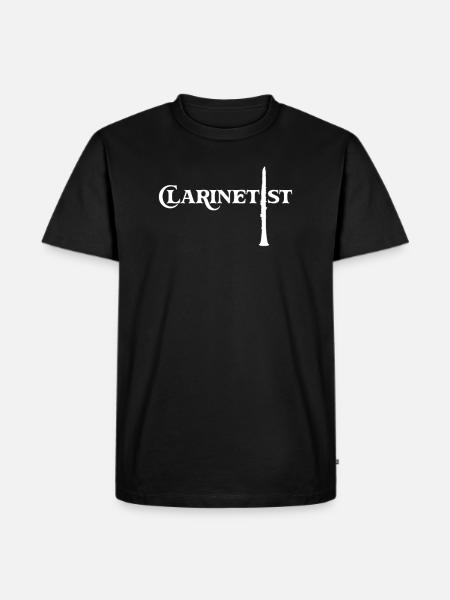 Clarinetist Clarinet Instrument Player - Men's Premium Organic T-Shirt - black