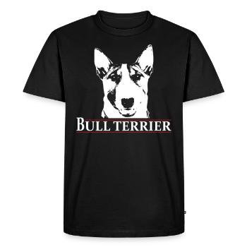 Cadeau Bull Terrier Propriétaire de chien Bull Terrier - T-shirt Premium bio Homme - noir - Devant - Nico (187cm)