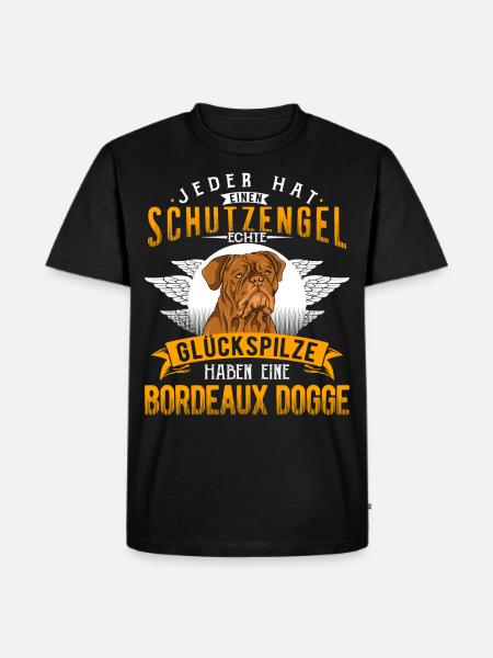 Bordeaux Dogge Hund Geschenk - Männer Premium Bio T-Shirt - Schwarz