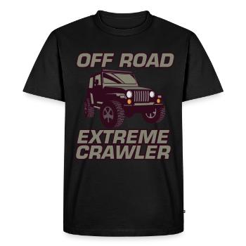 Rock Crawler Off Road Extreme Crawler Tire Motor - Men's Premium Organic T-Shirt - black - Front - Nico (187cm)