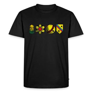 Jassen Rosen Schellen Acorn Schilten - T-shirt Premium bio Homme - noir - Devant - Nico (187cm)