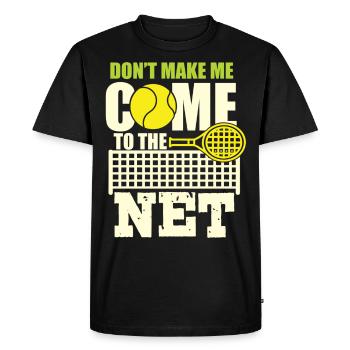 Tennis Raquettes de tennis tennis balle de tennis tennis - T-shirt Premium bio Homme - noir - Devant - Nico (187cm)