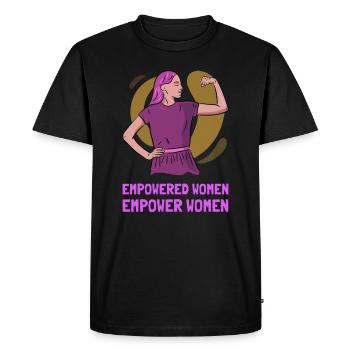 Cadeau féministe féministe féministe - T-shirt Premium bio Homme - noir - Devant - Nico (187cm)
