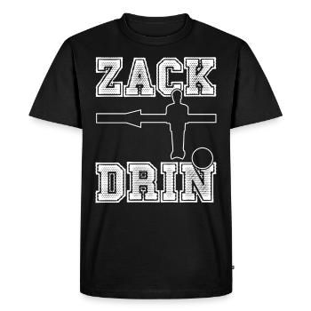 Tischkicker Spruch - lustig - Männer Premium Bio T-Shirt - Schwarz - Vorne - Nico (187cm)