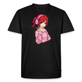 Anime Manga Cosplay Ramen Japon Sushi Cadeau - T-shirt Premium bio Homme - noir - Devant - Nico (187cm)