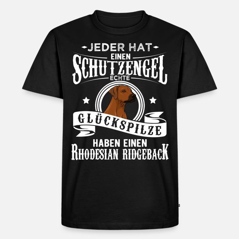 Rhodesian Ridgeback - Männer Premium Bio T-Shirt - Schwarz