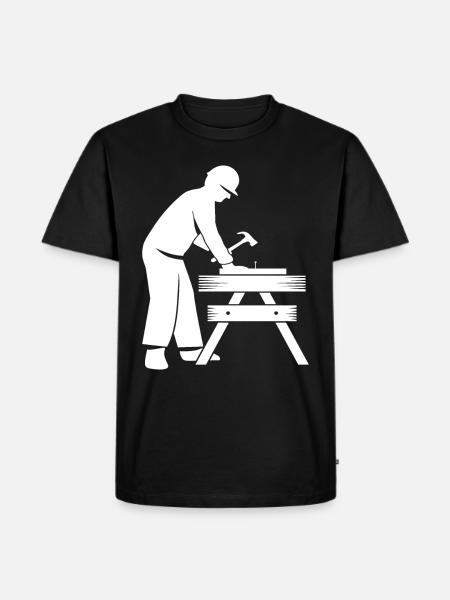 Carpenter - Men's Premium Organic T-Shirt - black