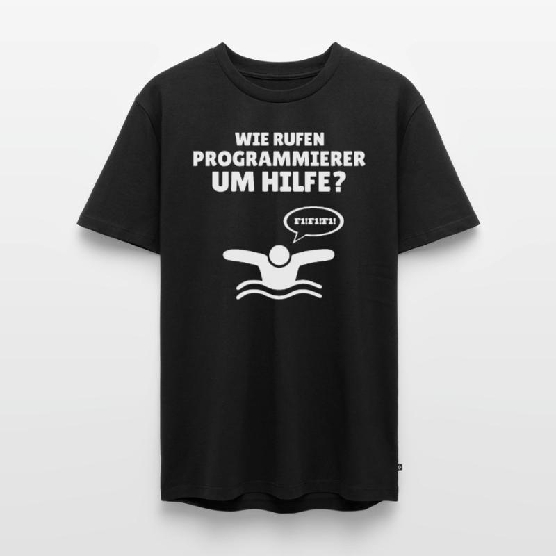 Programmierer Computer Informatiker Zocker Männer Premium Bio T-Shirt