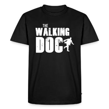 Médecin médecin médecine étudiant médecine chirurgien - T-shirt Premium bio Homme - noir - Devant - Nico (187cm)