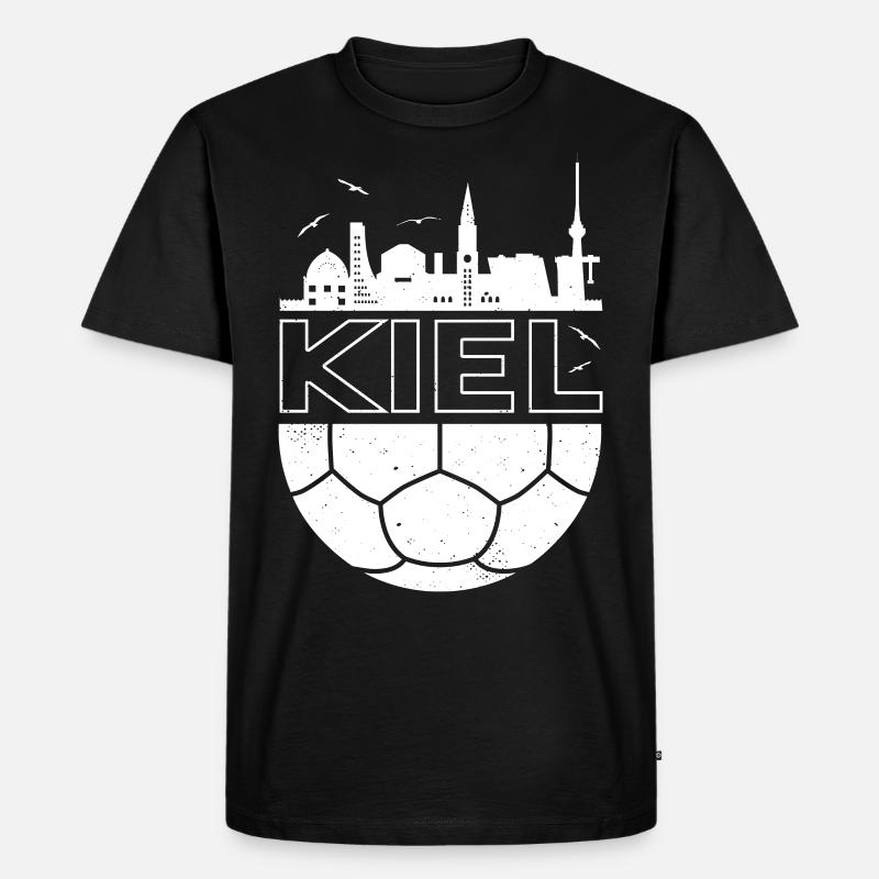 Kiel Handball - Männer Premium Bio T-Shirt - Schwarz