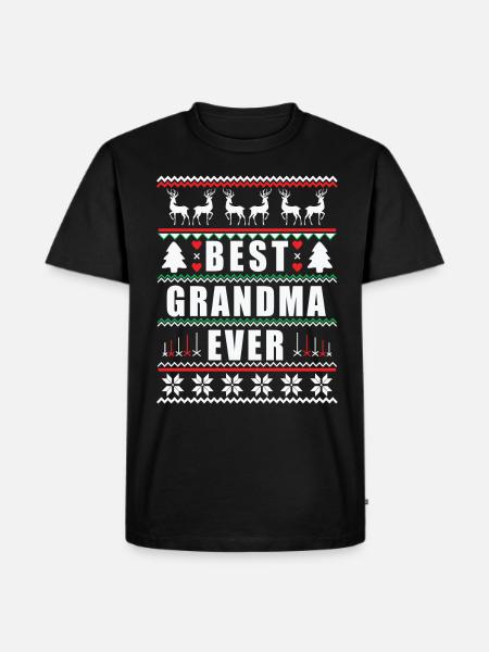 Best Grandma Ever - Men's Premium Organic T-Shirt - black