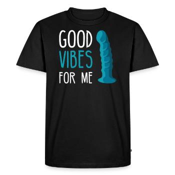 BDSM Bondage Sex Plug Anal Dildo Vibrator Sous - T-shirt Premium bio Homme - noir - Devant - Nico (187cm)