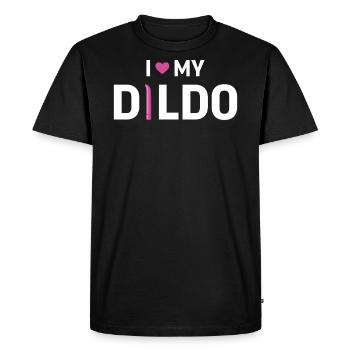 BDSM Bondage Sex Plug Anal Dildo Vibrator Sous - T-shirt Premium bio Homme - noir - Devant - Nico (187cm)