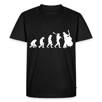 Double bass string instrument orchestra concert - Men's Premium Organic T-Shirt - black - Front - Nico (187cm)