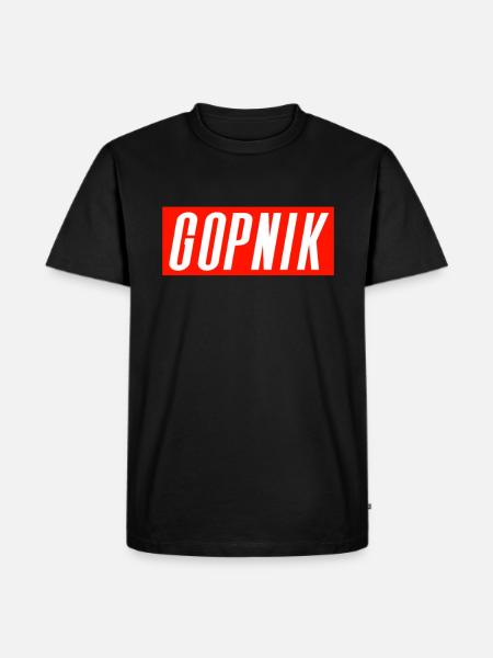 Gopnik - Men's Premium Organic T-Shirt - black