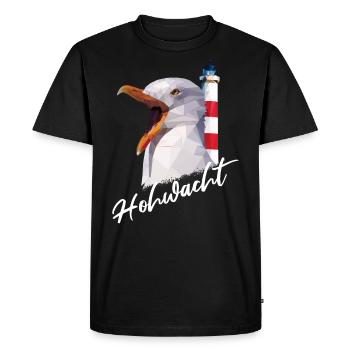 Souvenir de cadeau de plage de la côte de la mer Baltique Hohwacht - T-shirt Premium bio Homme - noir - Devant - Nico (187cm)