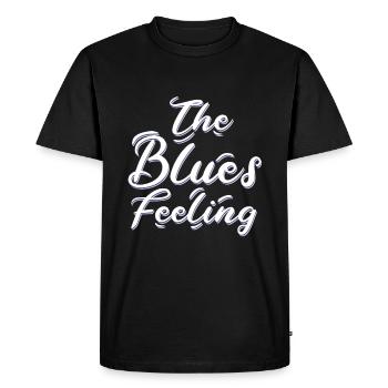 Le sentiment de blues - T-shirt Premium bio Homme - noir - Devant - Nico (187cm)