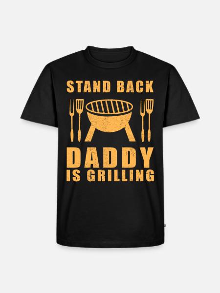 Grilling BBQ Grill Party Griller Far Gavegrill - Herre Premium økologisk T-shirt - sort