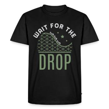 Roller coaster Gifts for a Roller coaster Fan - Men's Premium Organic T-Shirt - black - Front - Nico (187cm)