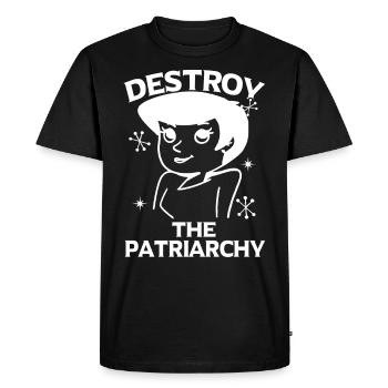 Féministe féministe cadeau feminist - T-shirt Premium bio Homme - noir - Devant - Nico (187cm)
