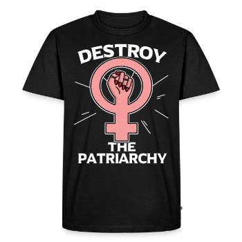 Féministe féministe cadeau feminist - T-shirt Premium bio Homme - noir - Devant - Nico (187cm)